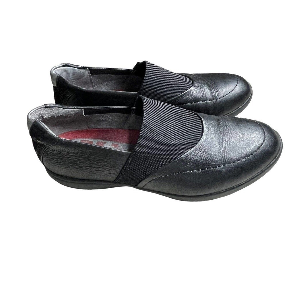 Aravon by New Balance Women’s Size 9 B Leather Loafer Slip On Comfort Black